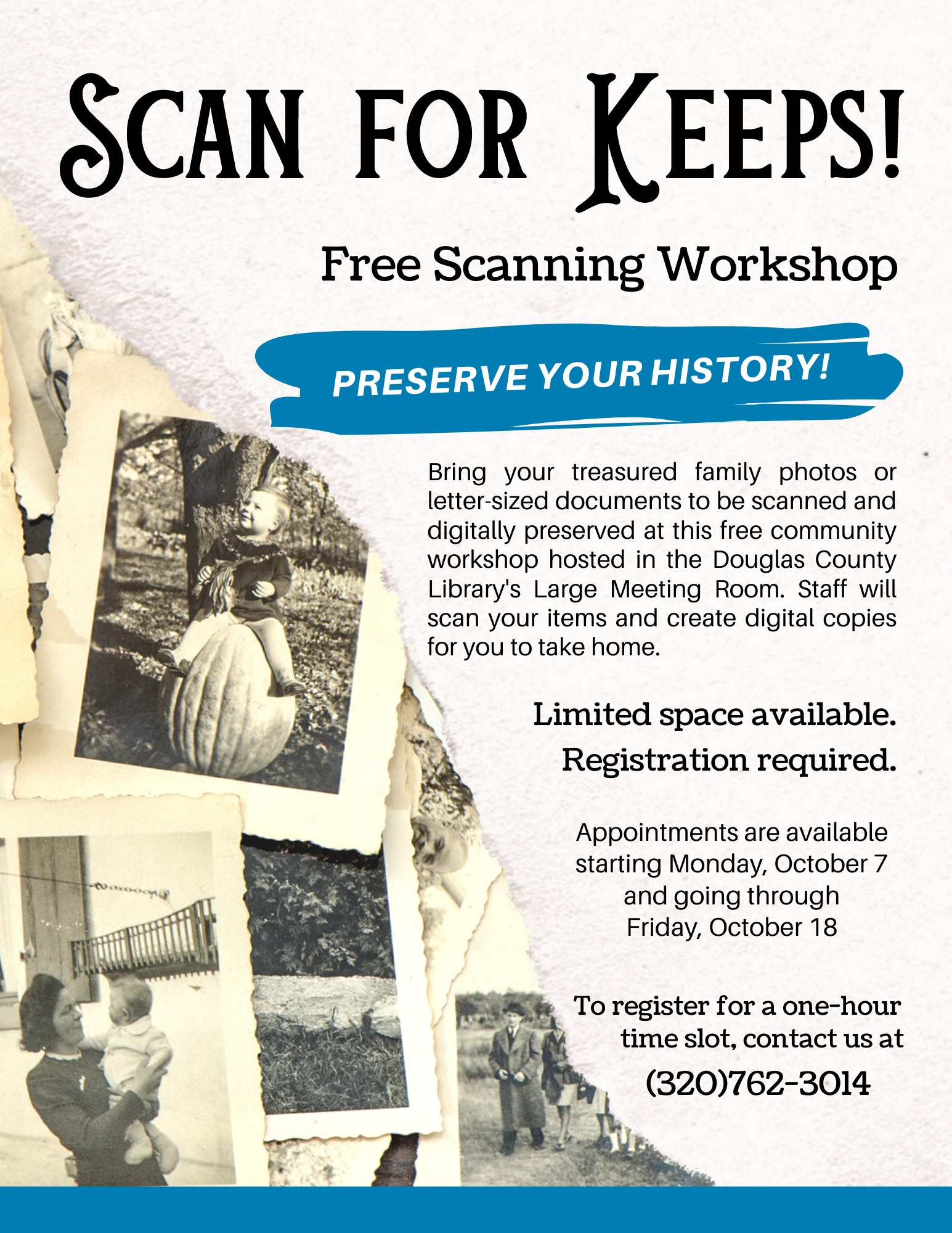 Scan for Keeps Flyer 2024